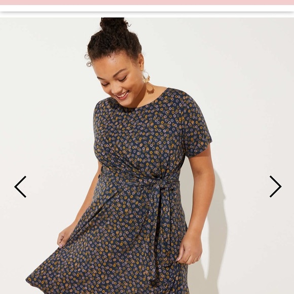 NWT Loft floral knot dress - XS. - Picture 1 of 4
